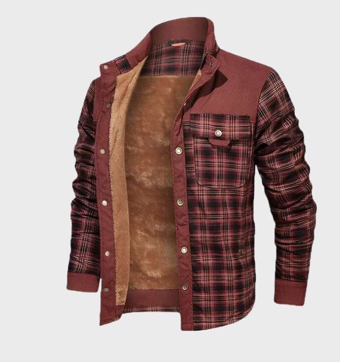 Flannel Shirt | Fleece Lined | Plaid | Flannel Jacket | Men's Clothing-Flannel Jacket-Southern Taylor-Chaps of London