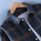 Flannel Shirt - Men's Long Sleeve Plaid Button-Up Shirt-Men's Jacket-Chaps of London-Chaps of London