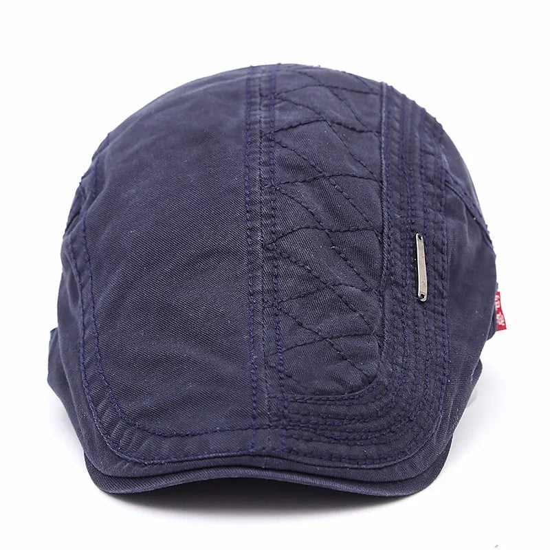 Flat Cap - Adjustable - Canvas - British Caps - Mens Flat Hats-Flat Cap-Chaps of London-Chaps of London