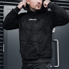 Fleece Hoodie - Men's Comfy Pullover Teddy Hoodie-Men's Fleece Hoodie-Chaps of London-Black-S-Chaps of London