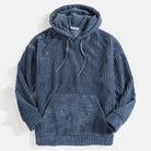 Fleece Hoodie | Warm | Kangaroo Pocket | Pullover Hoodie | Men's Hoodie-Chaps of London-Blue-S-Chaps of London