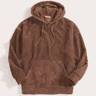 Fleece Hoodie | Warm | Kangaroo Pocket | Pullover Hoodie | Men's Hoodie-Chaps of London-Brown-S-Chaps of London