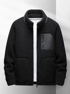 Fleece Jacket | Zip-Up | Warm | Full Zip Fleece | Men's Fleece-Chaps of London-Black-XS-Chaps of London