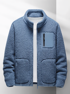 Fleece Jacket | Zip-Up | Warm | Full Zip Fleece | Men's Fleece-Chaps of London-Blue-XS-Chaps of London