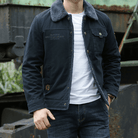 Fleece Lined Jacket | Button-Up | Breast Pocket | Winter Jacket | Men's Jacket-Chaps of London-Chaps of London
