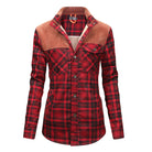 Fleece Lined Jacket | Plaid | Button-Up | Checkered Jacket | Men's Overshirt-Winterjacken-Chaps of London-Chaps of London