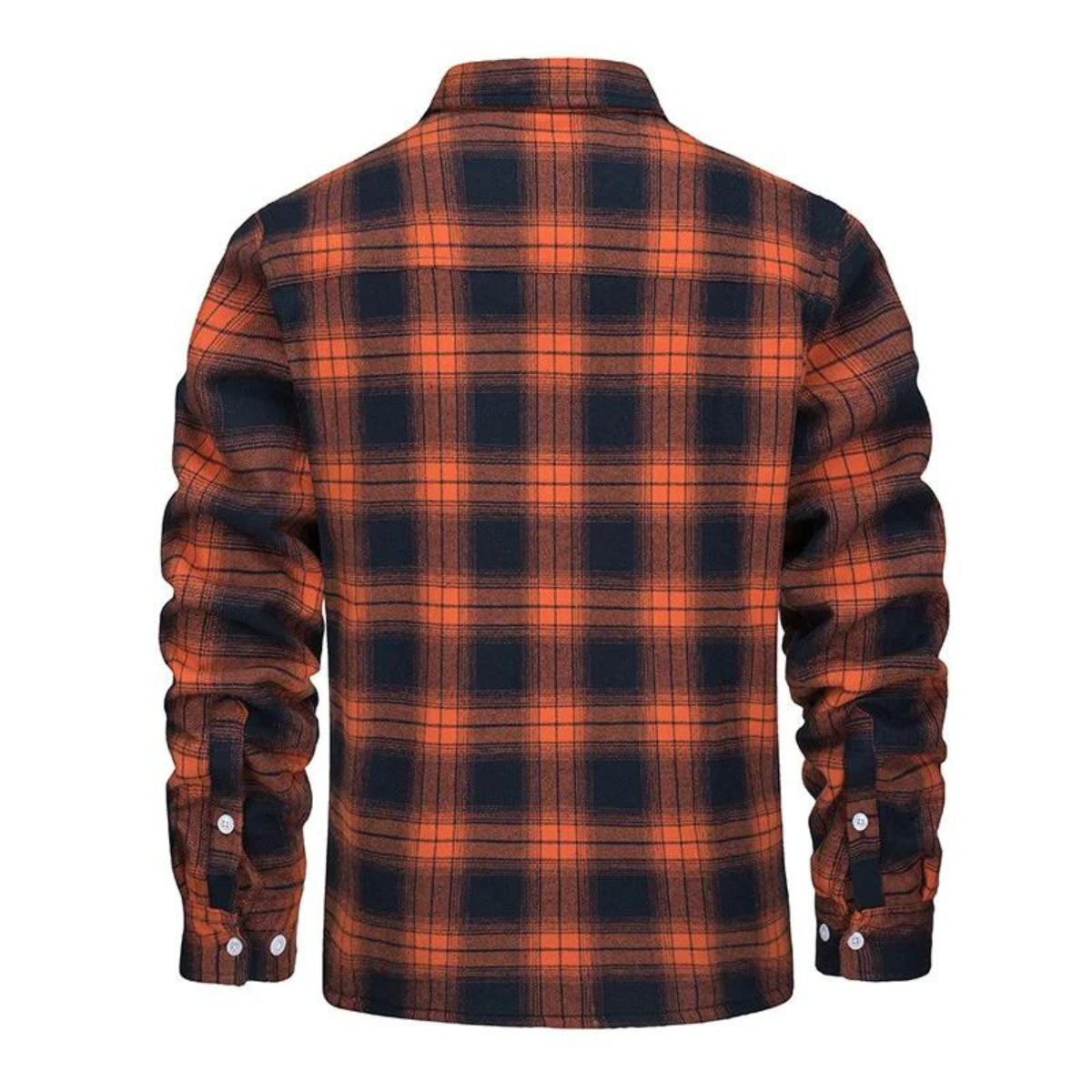 Fleece Lined Jacket | Plaid | Button-Up | Flannel Shirt | Winter Jacket-Chaps of London-Chaps of London