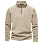 Fleece Pullover - Quarter Zip - Warm - Fleece Sweater - Men's Half Zip Fleece-Chaps of London-Chaps of London