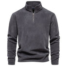 Fleece Pullover - Quarter Zip - Warm - Fleece Sweater - Men's Half Zip Fleece-Chaps of London-Chaps of London