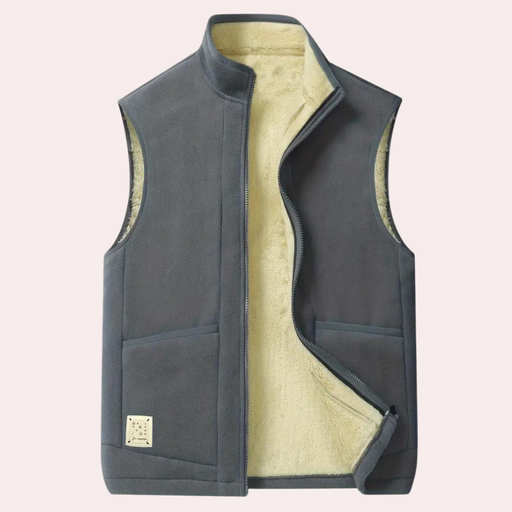 Fleece Vest | Zip-Up | Bodywarmer | Winter Vest | Men's Gilet-Men Winter Vest-Chaps of London-Chaps of London