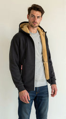 Fur Lined Hoodie - Warm - Zip-Up - Winter Hoodie - Men's Hoodie Jacket-Chaps of London-Chaps of London
