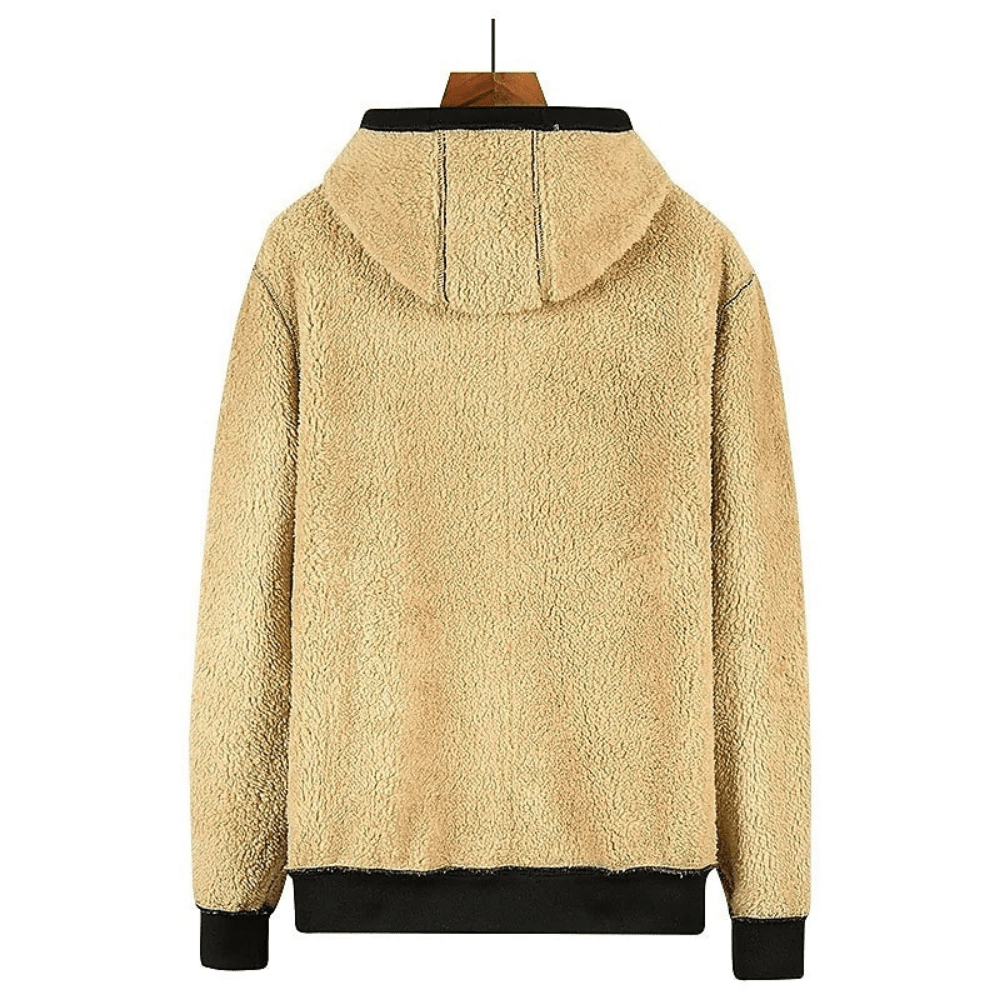 Fur Lined Hoodie - Warm - Zip-Up - Winter Hoodie - Men's Hoodie Jacket-Chaps of London-Chaps of London