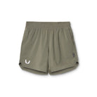 Gym Shorts | Drawstring | 2-in-1 | Sport Shorts | Men's Running Shorts-Sportbroek man-Chaps of London-Army Green-S-Chaps of London