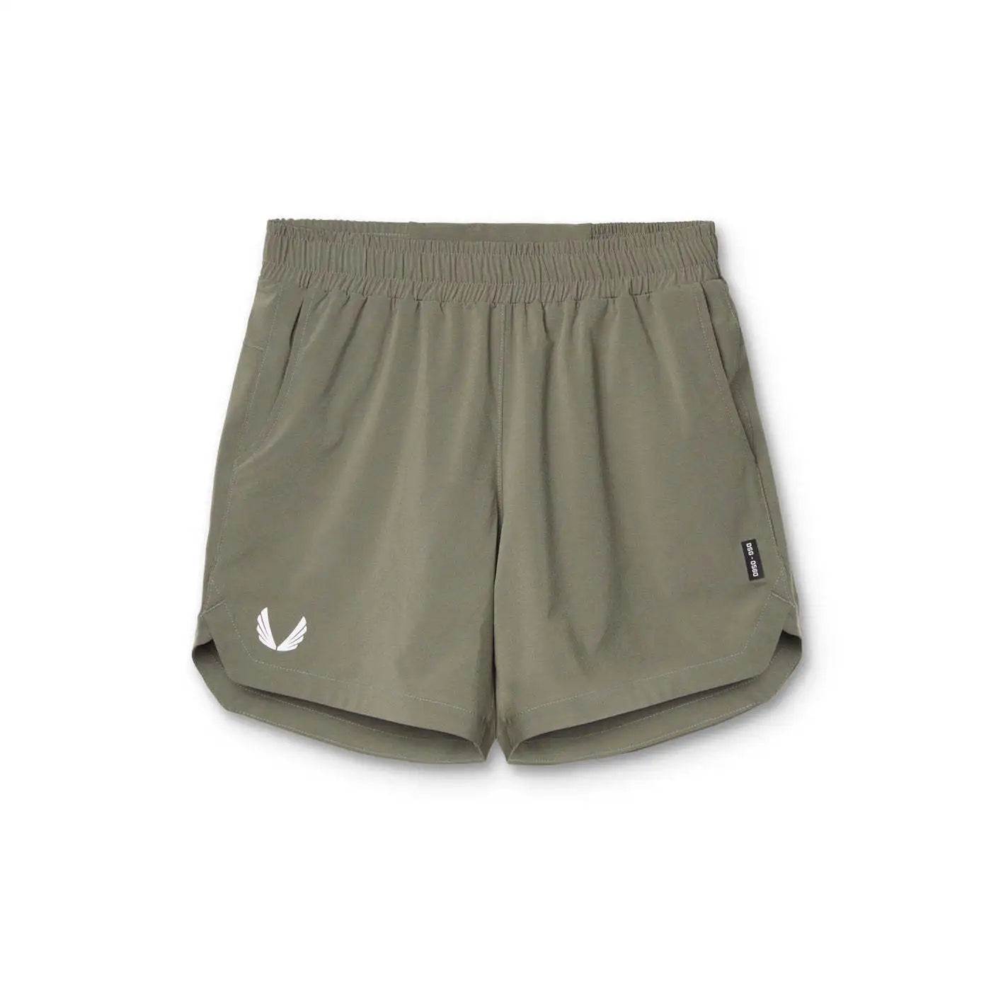 Gym Shorts | Drawstring | 2-in-1 | Sport Shorts | Men's Running Shorts-Sportbroek man-Chaps of London-Army Green-S-Chaps of London