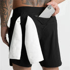 Gym Shorts | Drawstring | Lightweight | Sport Shorts | Men's Exercise Shorts-Chaps of London-Black-S-Chaps of London