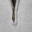 Half Zip Sweater | Knitted | Zip Neck | Polo Jumper | Men's Quarter Zip Jumper-Half-Zip Sweater-Chaps of London-Chaps of London