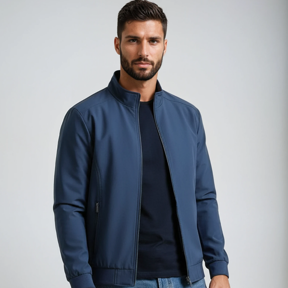 Harrington Jacket | Zip-Up | Autumn | Windbreaker Jacket | Men's Jacket-Men's Harrington Jacket-Chaps of London-Chaps of London