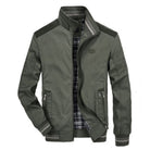 Harrington Jacket | Zip-Up | Windproof | Bomber Jacket | Men's Casual Jackets-Chaps of London-Green-S-Chaps of London