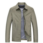 Harrington Jacket - Zip-Up - Windproof - Lightweight Jacket - Men's Jackets-Chaps of London-Khaki-XS-Chaps of London