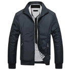 Harrington Jacket | Zip-Up | Windproof | Summer Jacket | Men's Jacket-Fashion Men Jacket Bomber Fall-Chaps of London-Black-S-Chaps of London