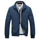 Harrington Jacket | Zip-Up | Windproof | Summer Jacket | Men's Jacket-Fashion Men Jacket Bomber Fall-Chaps of London-Blue-S-Chaps of London