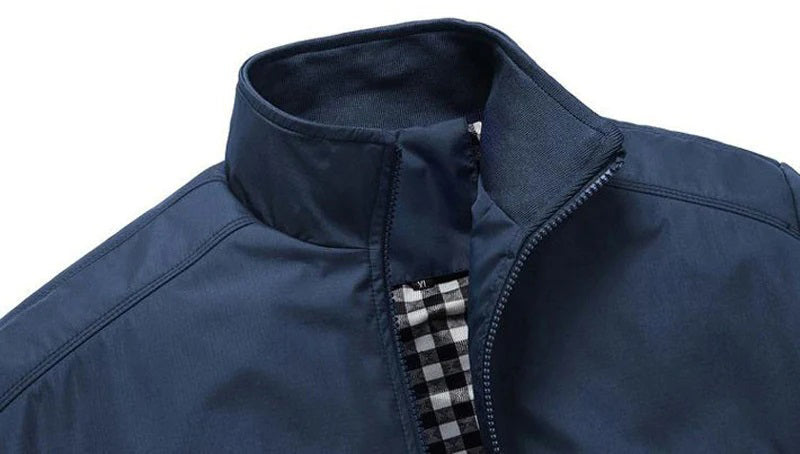 Harrington Jacket | Zip-Up | Windproof | Summer Jacket | Men's Jacket-Fashion Men Jacket Bomber Fall-Chaps of London-Chaps of London