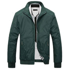 Harrington Jacket | Zip-Up | Windproof | Summer Jacket | Men's Jacket-Fashion Men Jacket Bomber Fall-Chaps of London-Green-S-Chaps of London