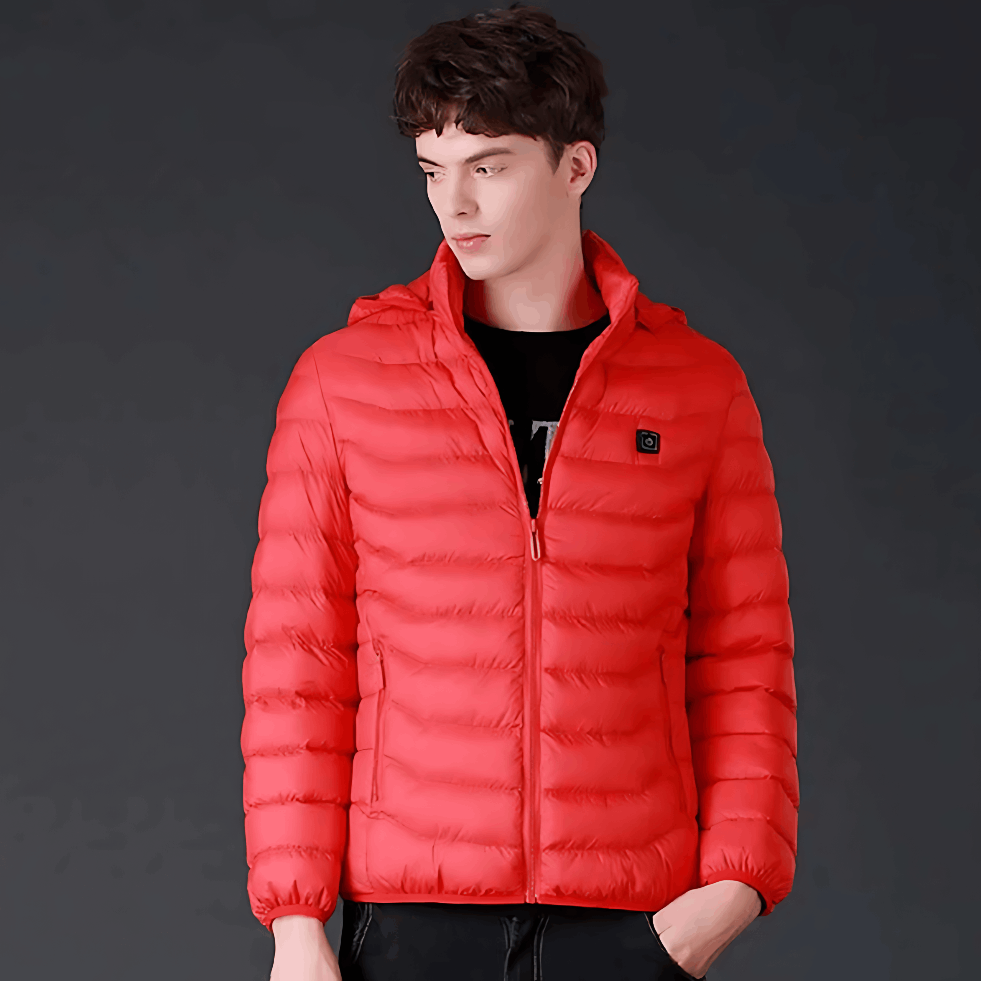 Heated Jacket - Hooded - Puffer - Down Jacket - Men's Winter Jacket -Men’s Heated Winter Jacket-Chaps of London-Chaps of London