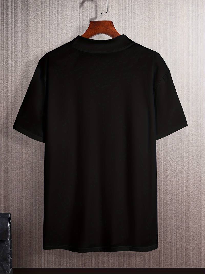 High Neck T-Shirt | Short Sleeve | Turtleneck | Men's T-Shirt | Men's Clothing-Chaps of London-Chaps of London