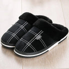 Home Slippers - Men's Slip-On Warm Comfy House Slippers for Winter-Men's Slippers-Chaps of London-Black-42-43-Chaps of London
