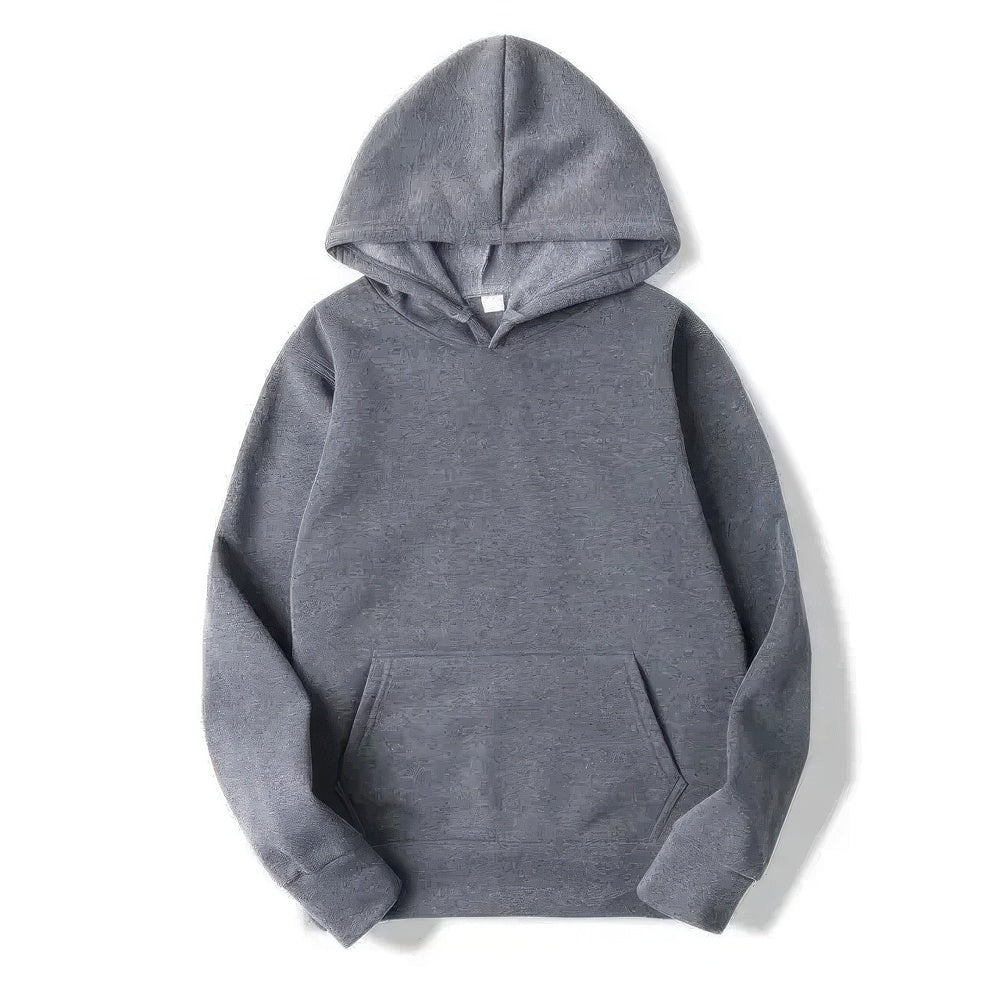 Hoodie - Warm Kangaroo Pocket Pullover Hoodie for Men and Women-Chaps of London-Dark Grey-S-Chaps of London