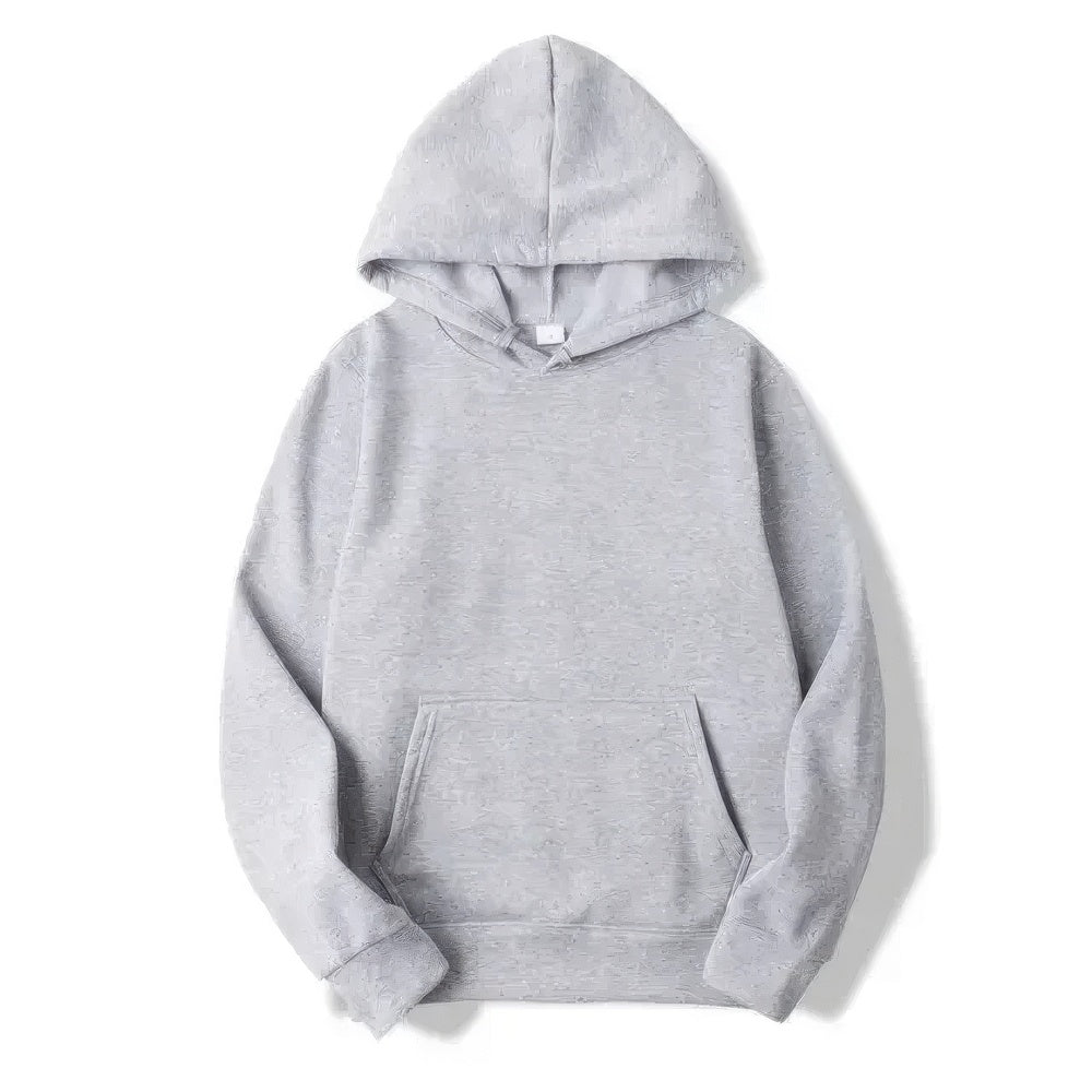 Hoodie - Warm Kangaroo Pocket Pullover Hoodie for Men and Women-Chaps of London-Grey-S-Chaps of London