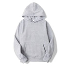 Hoodie - Warm Kangaroo Pocket Pullover Hoodie for Men and Women-Chaps of London-Grey-S-Chaps of London