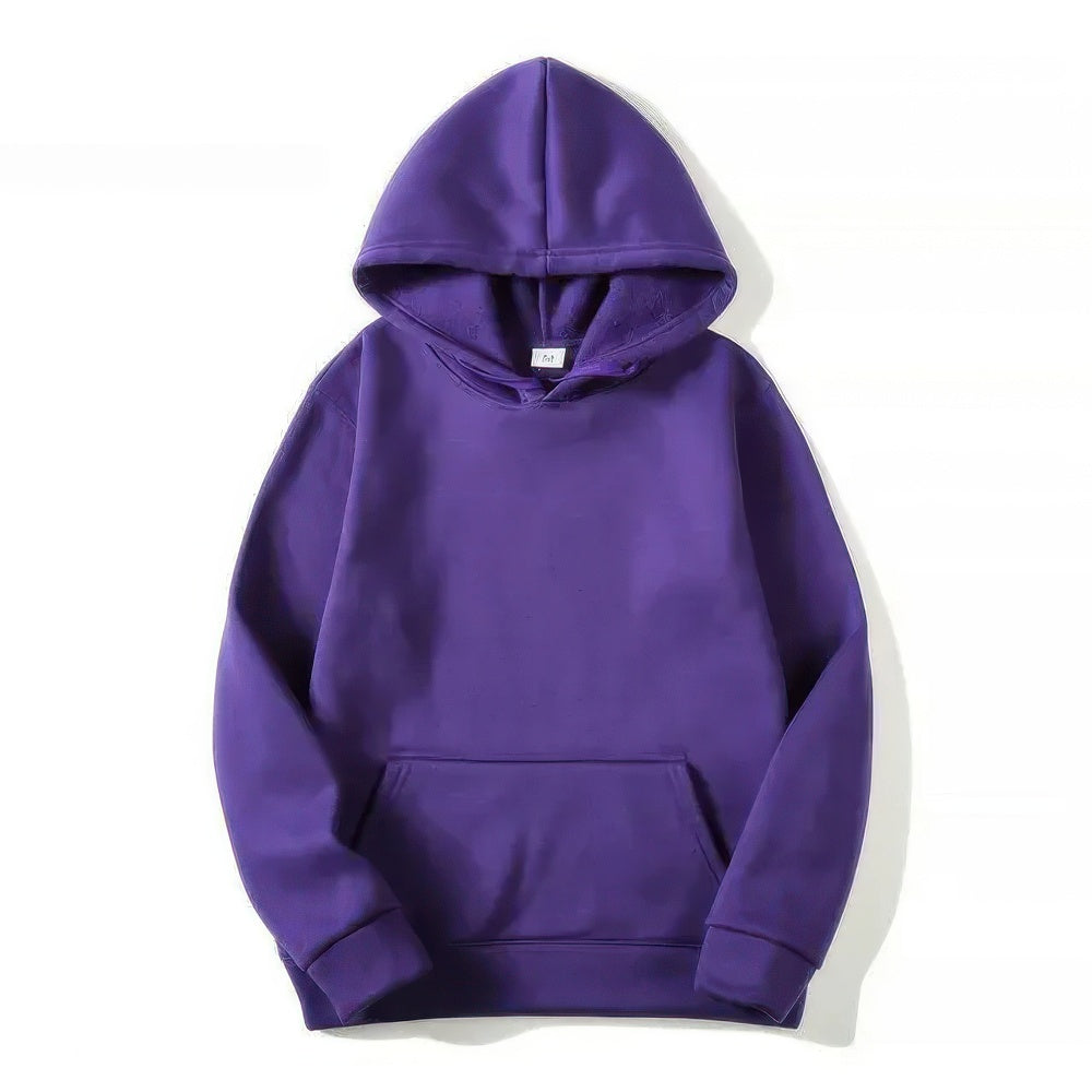 Hoodie - Warm Kangaroo Pocket Pullover Hoodie for Men and Women-Chaps of London-Purple-S-Chaps of London