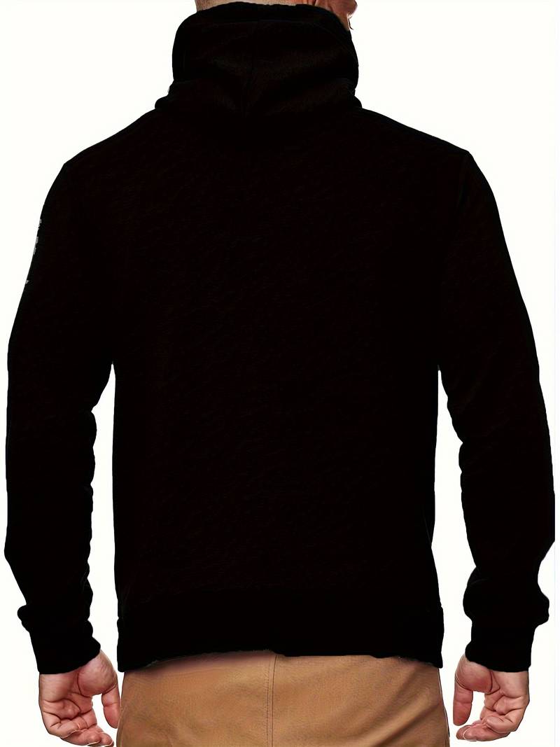 Hoodie with Face Mask | Regular Fit | Pocket | Pullover Hoodie | Men's Hoodie-Trui man-Chaps of London-Chaps of London