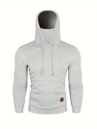 Hoodie with Face Mask | Regular Fit | Pocket | Pullover Hoodie | Men's Hoodie-Trui man-Chaps of London-Chaps of London