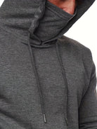 Hoodie with Face Mask | Regular Fit | Pocket | Pullover Hoodie | Men's Hoodie-Trui man-Chaps of London-Chaps of London