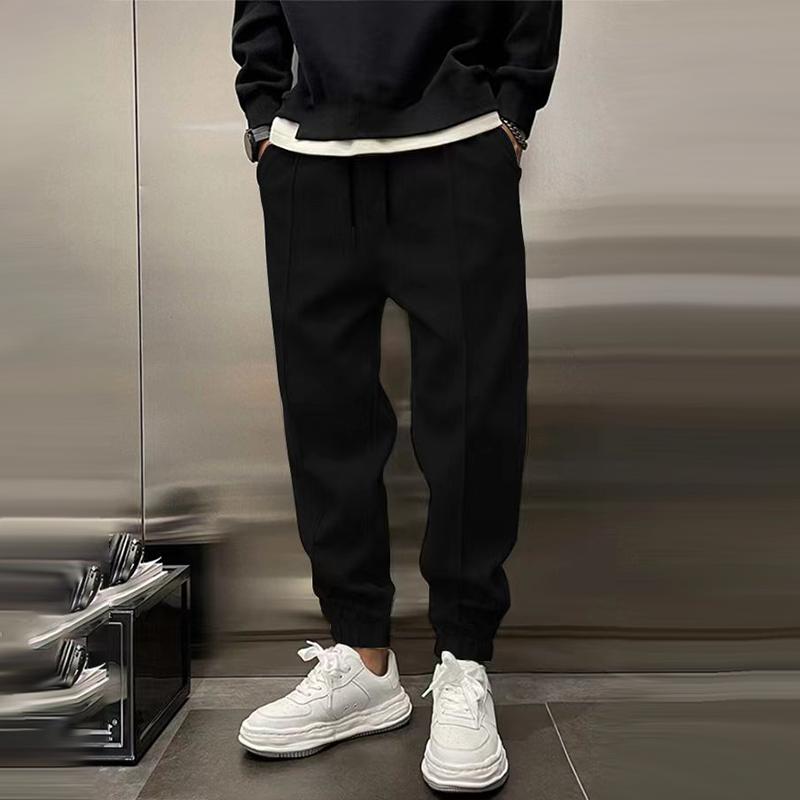 Joggers | Drawstring | Loose Fit | Jogging Bottoms | Men's Sweatpants-Pants-Chaps of London-Black-M-Chaps of London