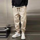 Joggers | Drawstring | Loose Fit | Jogging Bottoms | Men's Sweatpants-Pants-Chaps of London-Khaki-M-Chaps of London