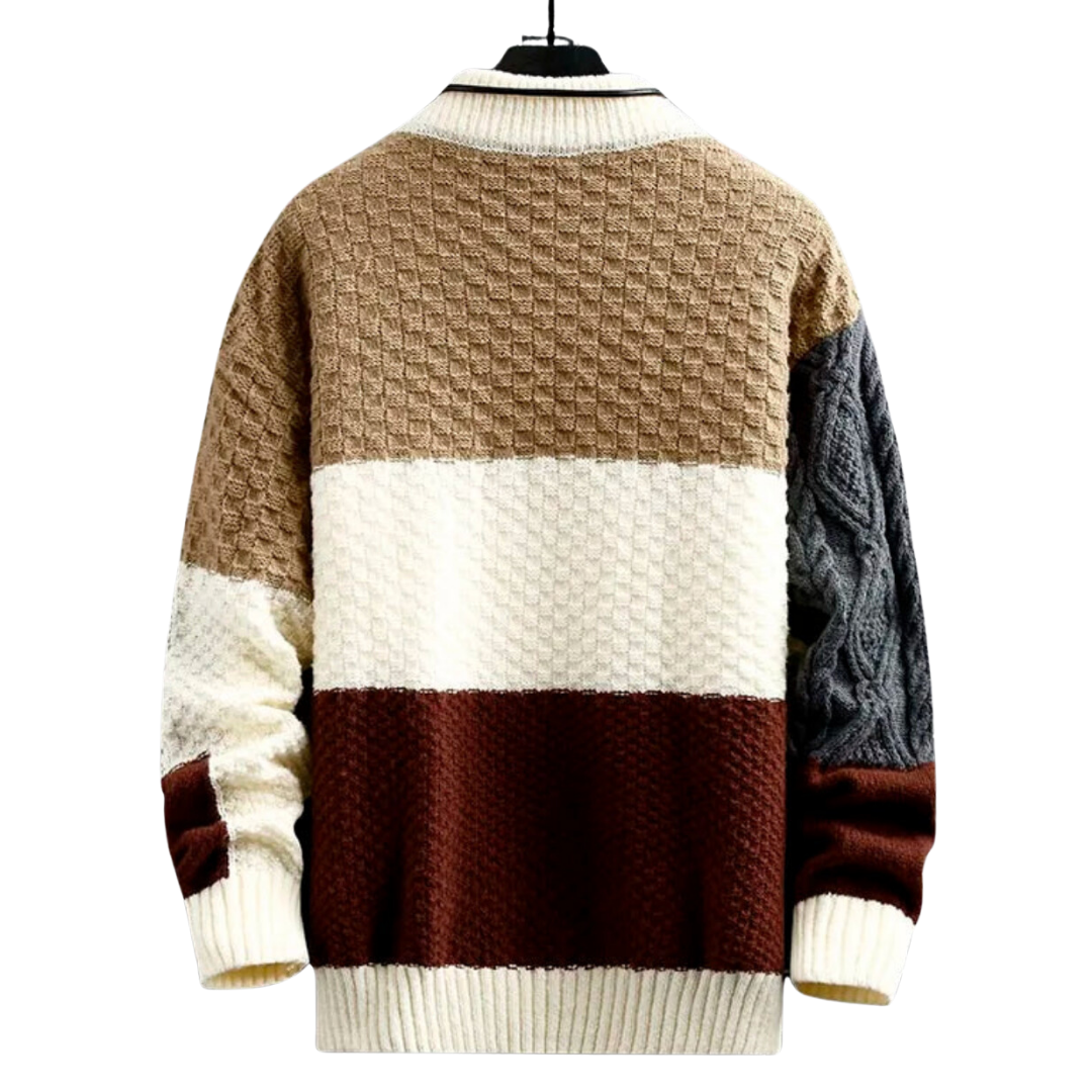 Knit Jumper | Winter | Crew Neck | Chunky Sweater | Men's Knitwear-Chaps of London-Chaps of London