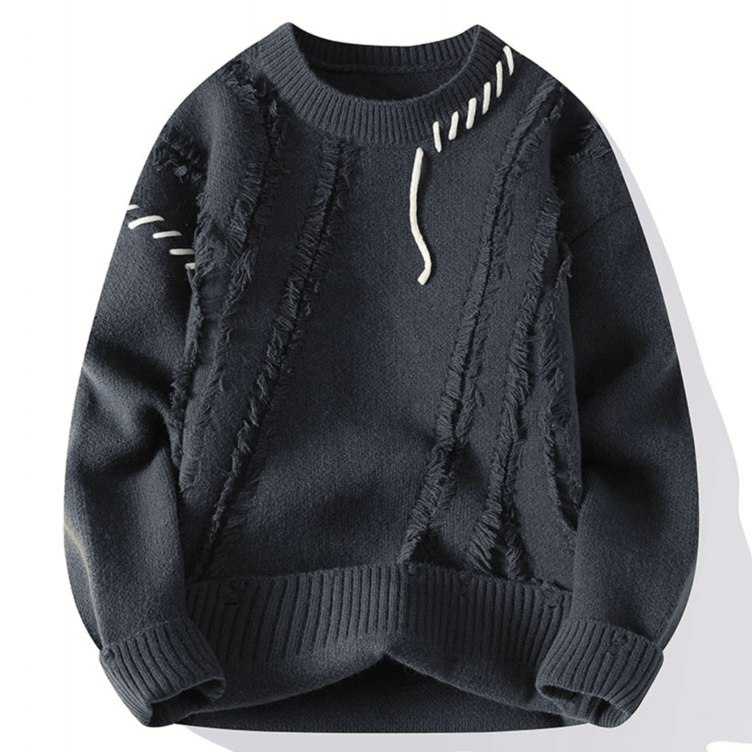 Knit Jumper | Winter | Crew Neck | Chunky Sweater | Men's Knitwear-Chaps of London-Chaps of London