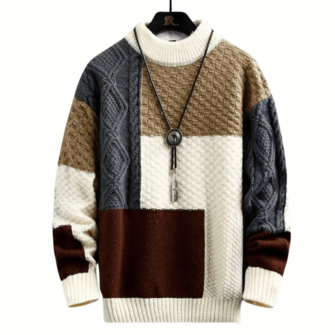 Knit Jumper | Winter | Crew Neck | Chunky Sweater | Men's Knitwear-Chaps of London-Chaps of London