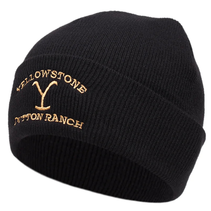 Knitted Beanie - Men's Rib Knit Winter Fisherman Beanie-Knitted Beanie-Chaps of London-Black-One Size-Chaps of London