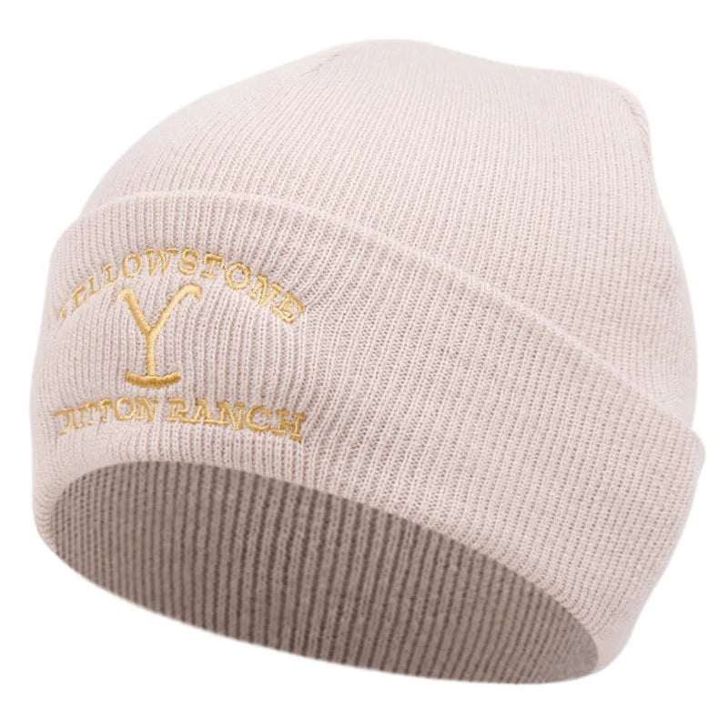 Knitted Beanie - Men's Rib Knit Winter Fisherman Beanie-Knitted Beanie-Chaps of London-Cream-One Size-Chaps of London