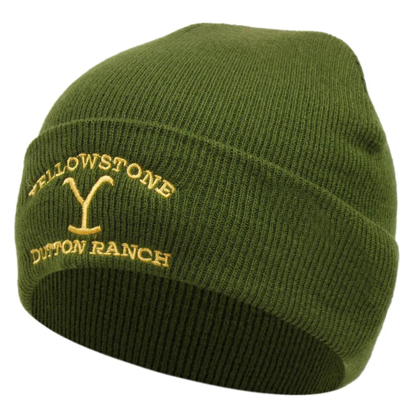 Knitted Beanie - Men's Rib Knit Winter Fisherman Beanie-Knitted Beanie-Chaps of London-Green-One Size-Chaps of London