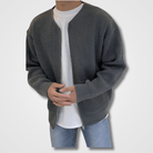 Knitted Cardigan | Full Zip | Chunky | Zip-Up Cardigan | Men's Cardigan-Strickwaren-Chaps of London-Chaps of London