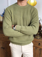Knitted Jumper - Warm - Rib Knit - Knitted Sweater - Men's Knitwear-Chaps of London-Chaps of London