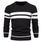 Knitted Sweater - Slim Fit - Crew Neck - Jumper - Men's Clothing-Chaps of London-Black-M-Chaps of London