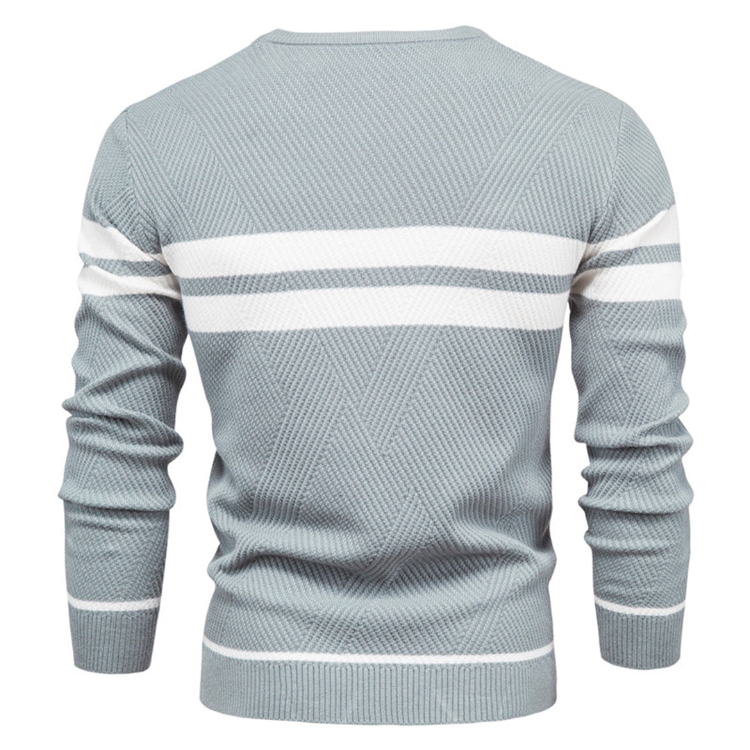 Knitted Sweater - Slim Fit - Crew Neck - Jumper - Men's Clothing-Chaps of London-Chaps of London