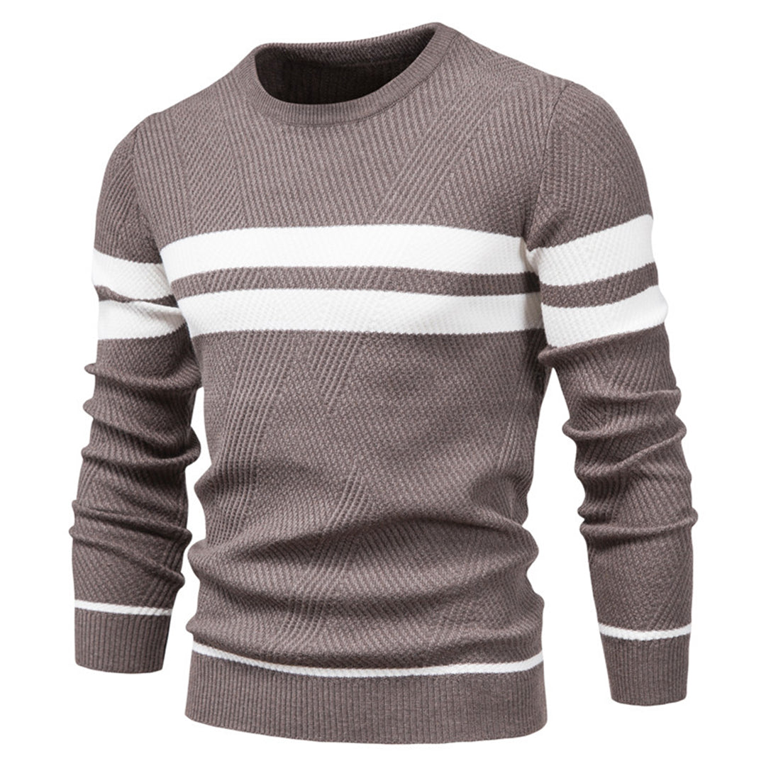 Knitted Sweater - Slim Fit - Crew Neck - Jumper - Men's Clothing-Chaps of London-Chaps of London